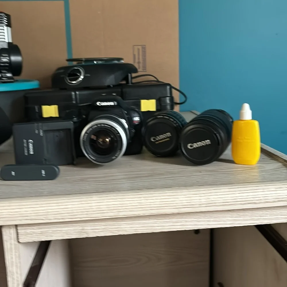 Canon photography camera.